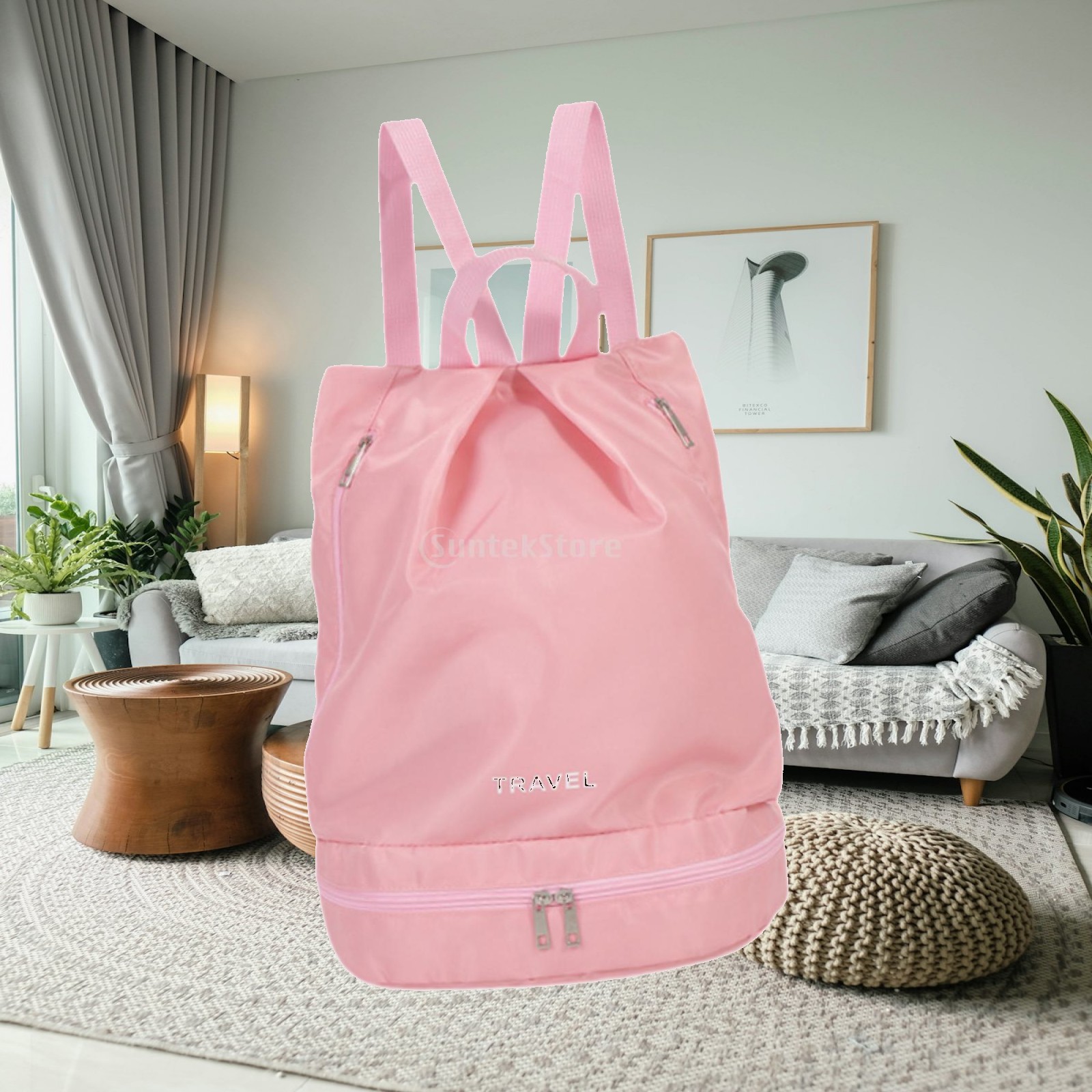 Sports Equipment Japan - Fitness-Rucksack, wasserabweisend, mit Trocken- und Nassfach,