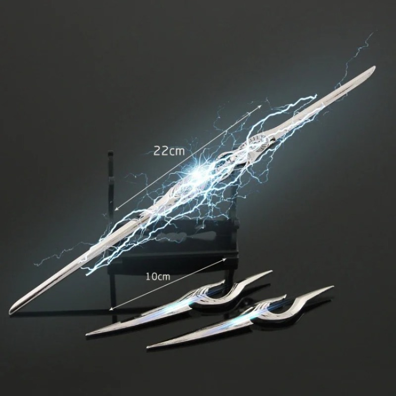 Javelin Throwing - 22cm Anime-Sternenhimmel-Dekorationen im Cattelan-Stil, 3-teiliges Set