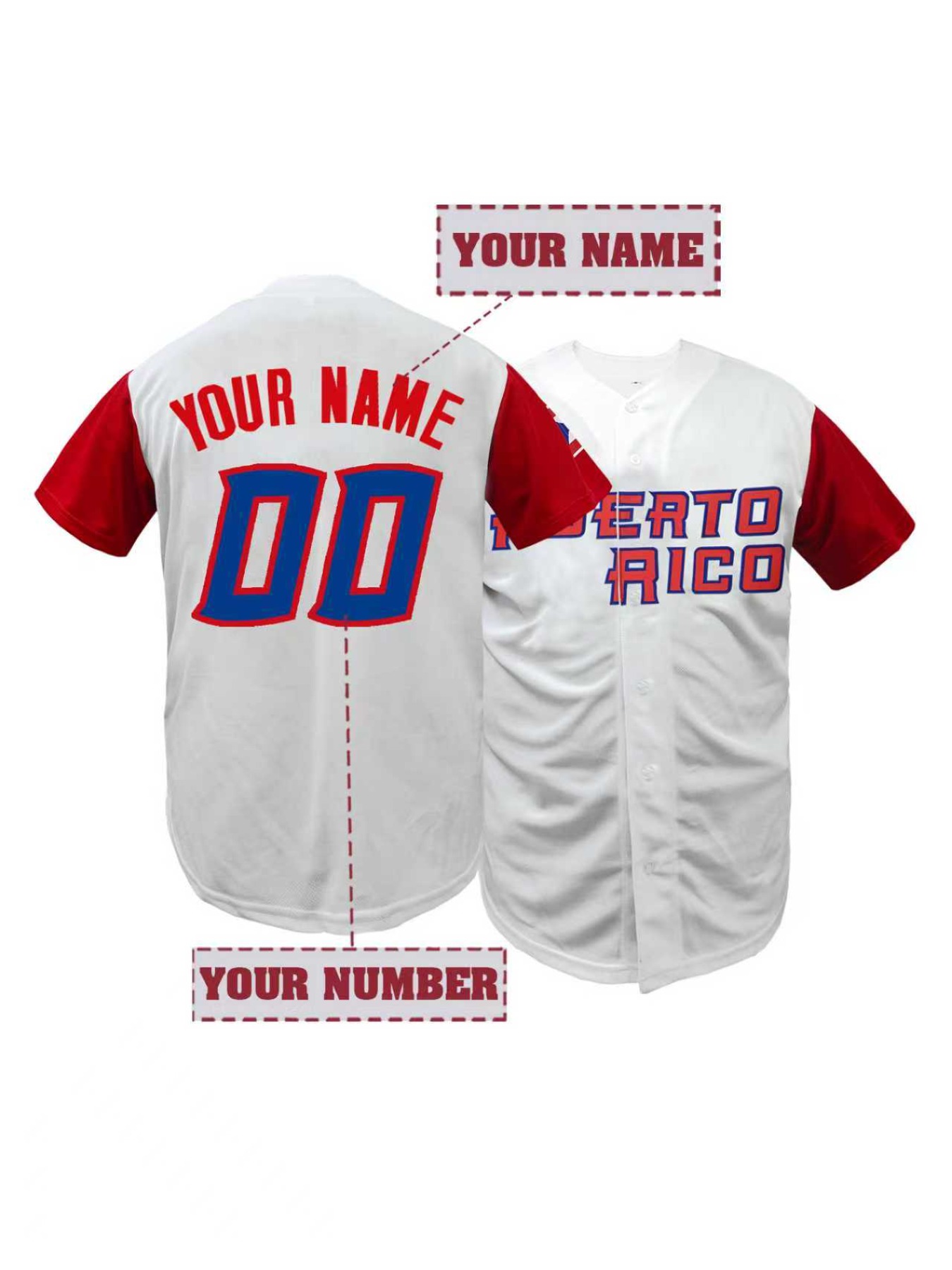 Sports Equipment Jersey - Personalisiertes Baseball-Trikot für Herren mit Namen