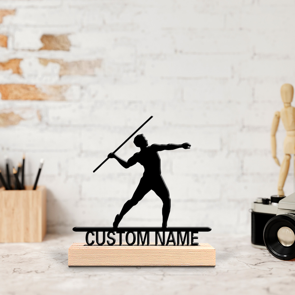 1 Stück Speerwurf-Metallfigur  – Javelin Throwing Bewertung und Preis