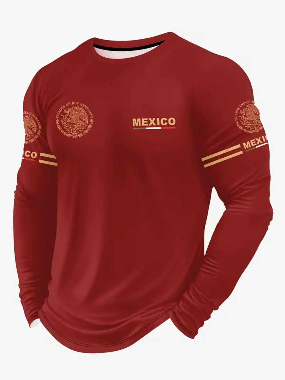 Herren-T-Shirt mit Mexiko-Adle – Sports Equipment Jersey Bewertung und Preis
