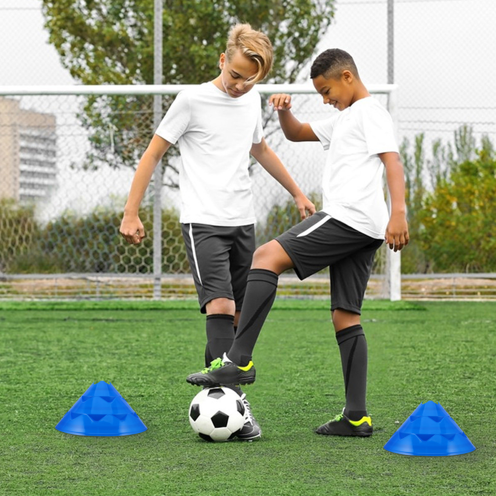 6 Stück Fußball-Trainingshütch – Football Training Cone Bewertung und Preis