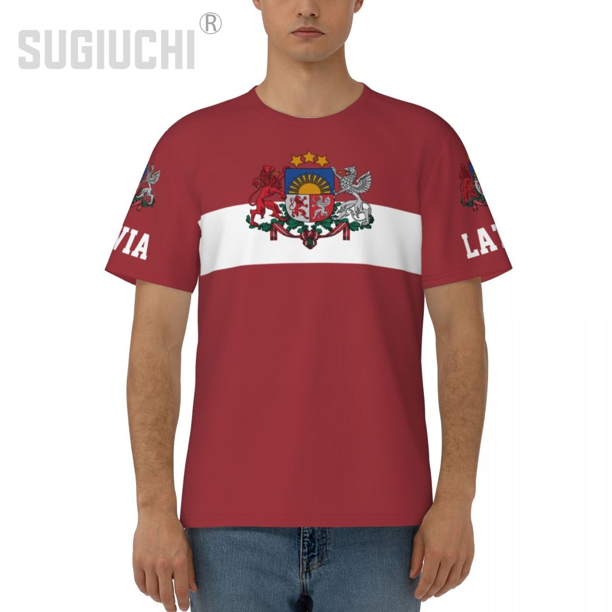 Unisex Nation T-Shirt mit Lett – Sports Equipment Jersey Bewertung und Preis