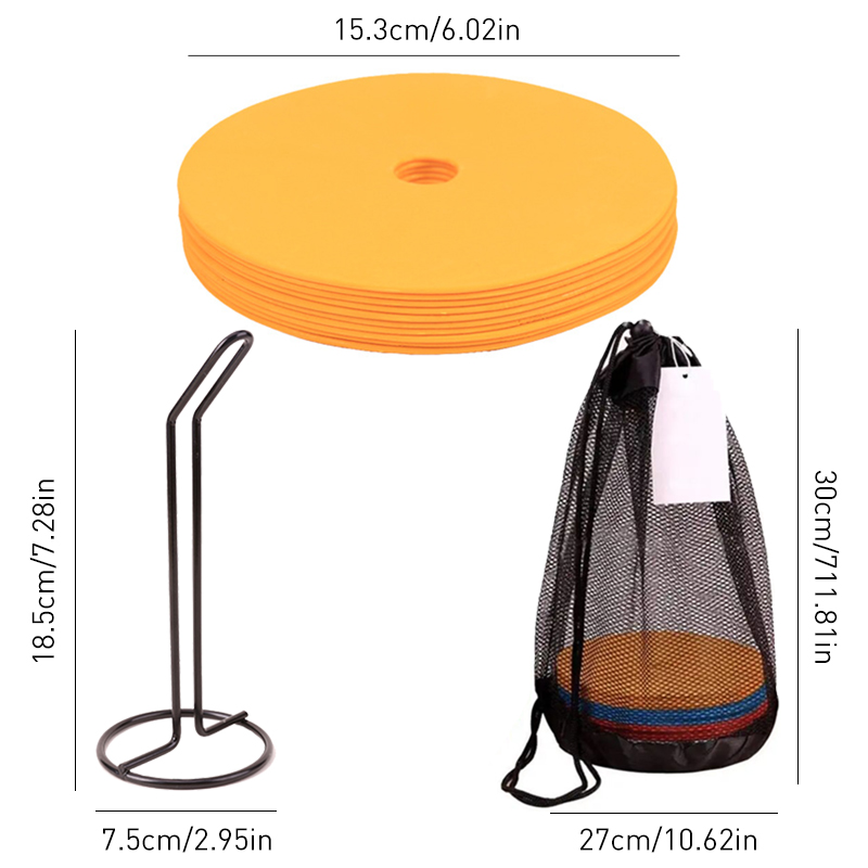 10 stücke Fußball Flache Kegel – Football Training Cone Bewertung und Preis